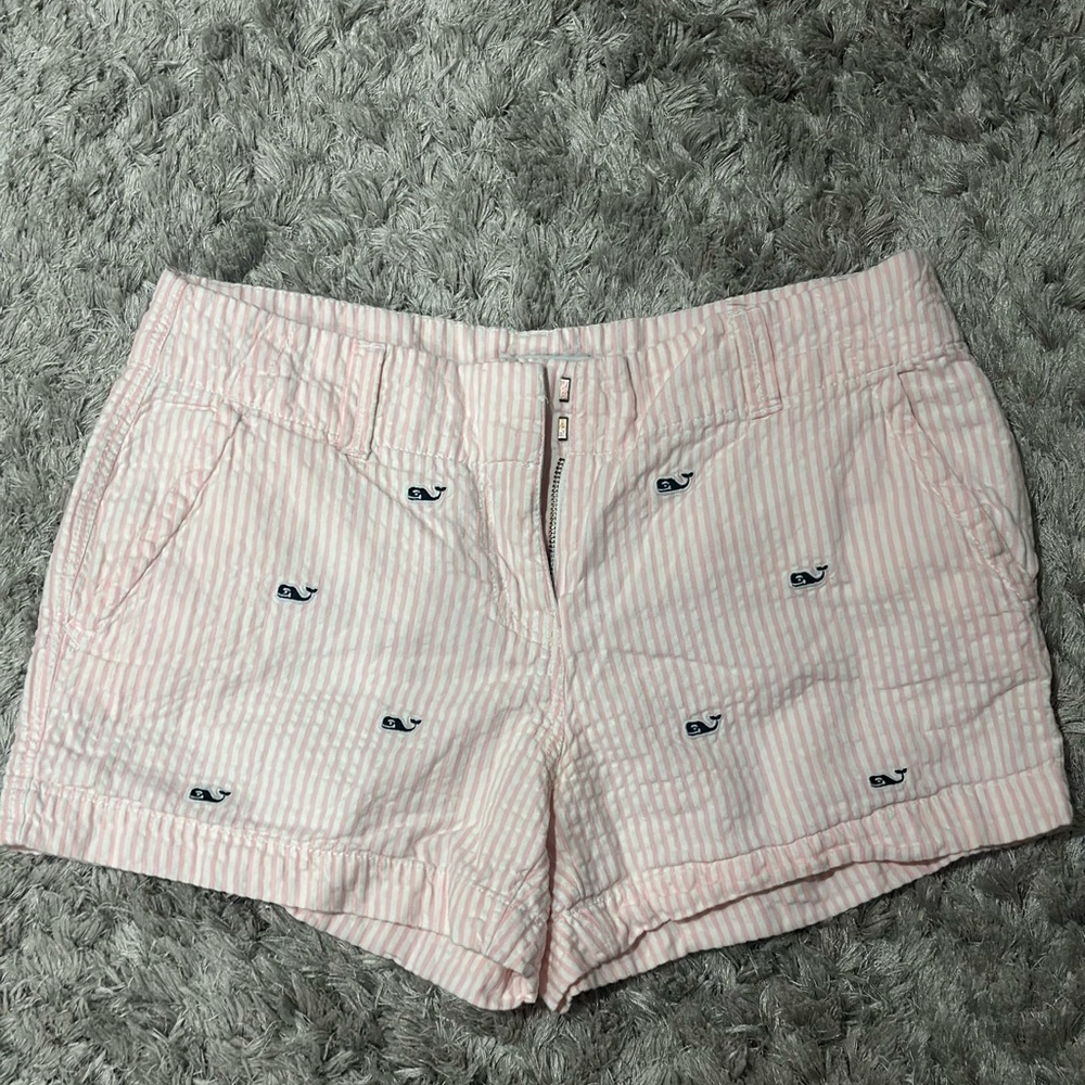 Vineyard Vines Pink Striped Women's Shorts